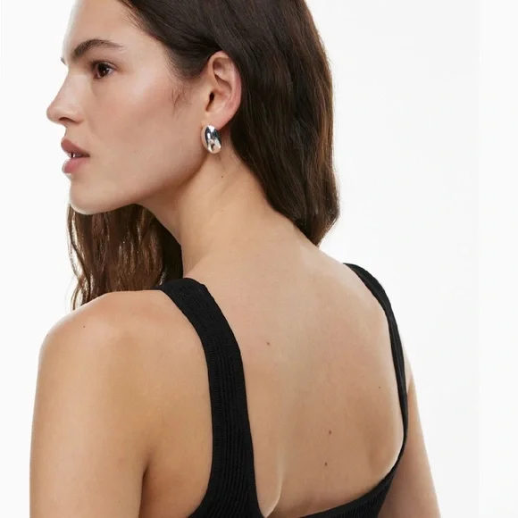 Wilfred sculpt knit square neck cropped tank - Picture 4 of 8